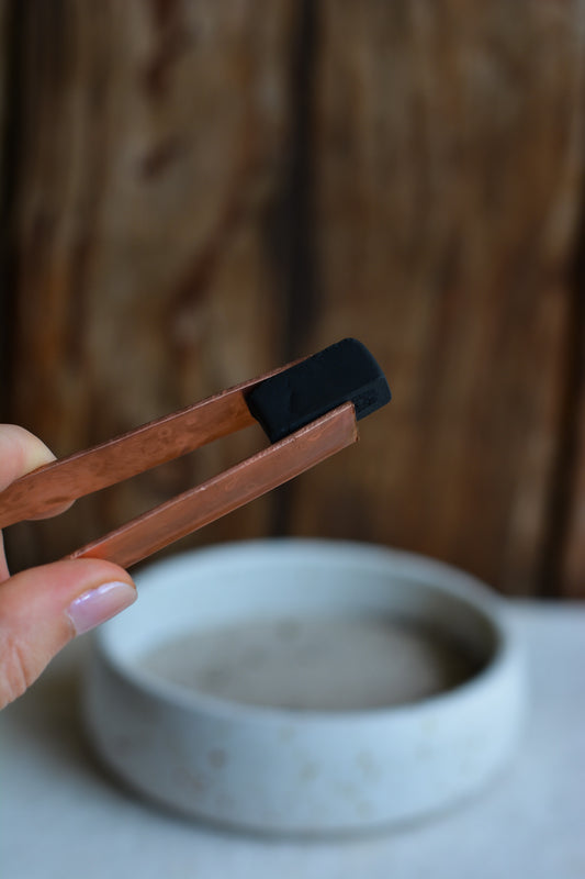 Räucherzange Kupfer