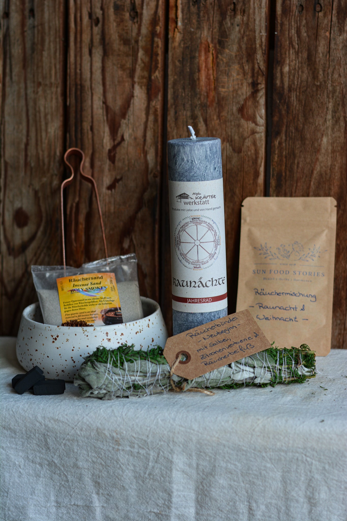 Räucher-Set Schale Raunächte