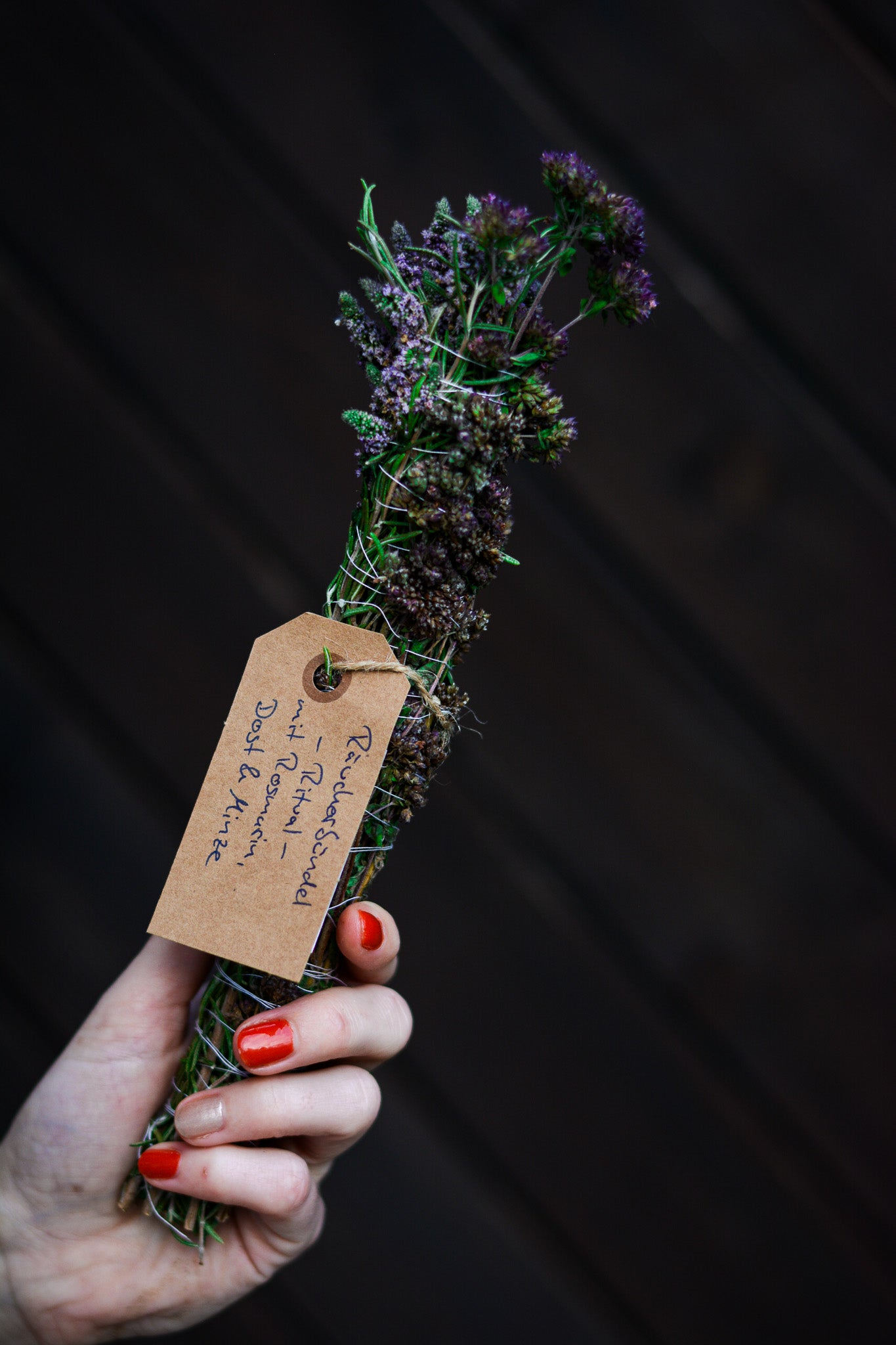 Räucherbündel Ritual