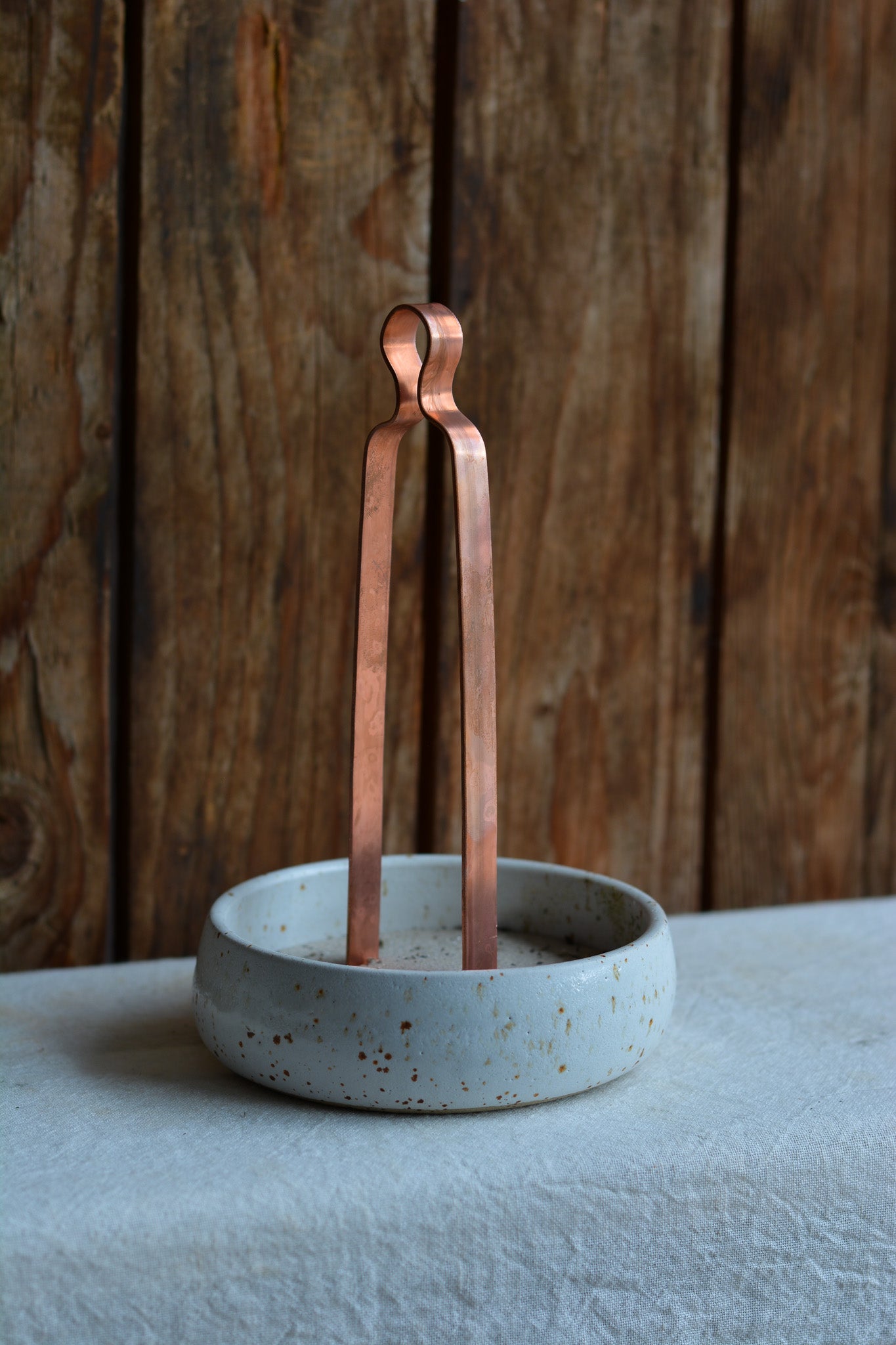 Räucherzange Kupfer