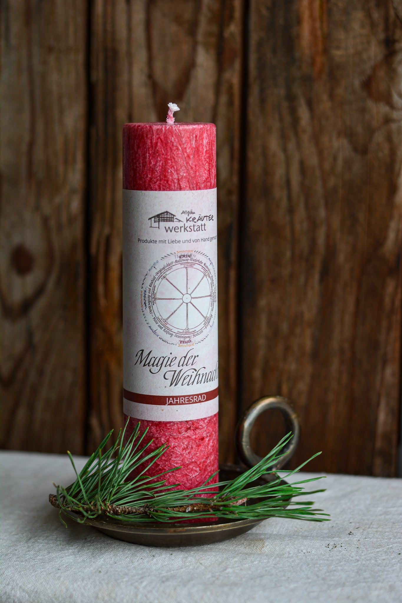 Kräuterkerze "Magie der Weihnacht"